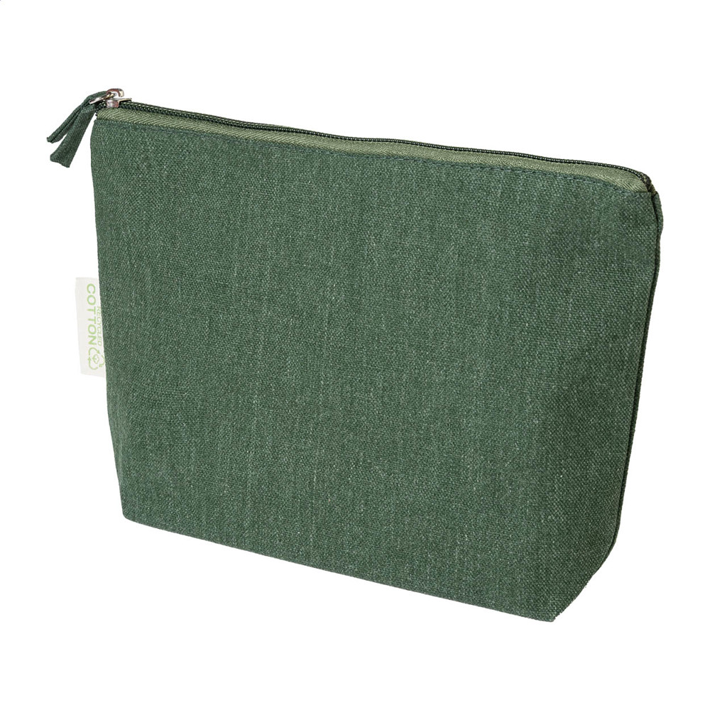 Cospex - Kosmetiktasche aus recycelter Baumwolle - grün